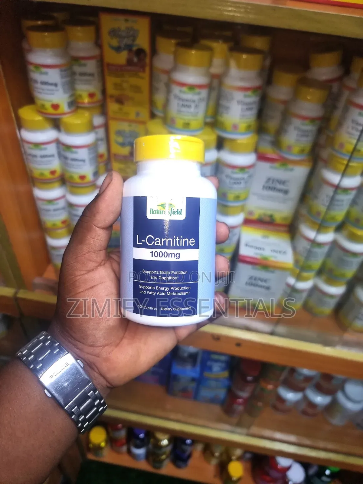 Nature’s Field L-Carnitine 1000mg Energy Metabolism Support
