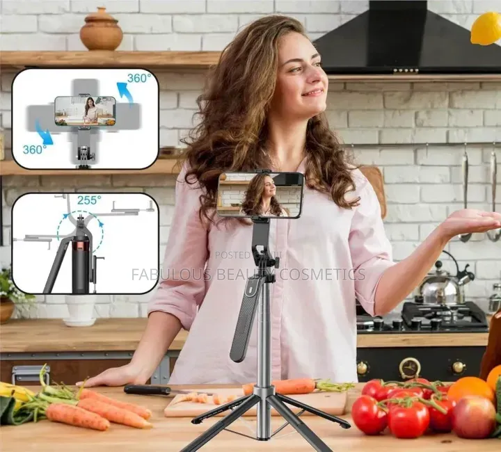 Q515TK Tracking Gimbal Selfie Stick Automatic Face Tracking 360-Degree