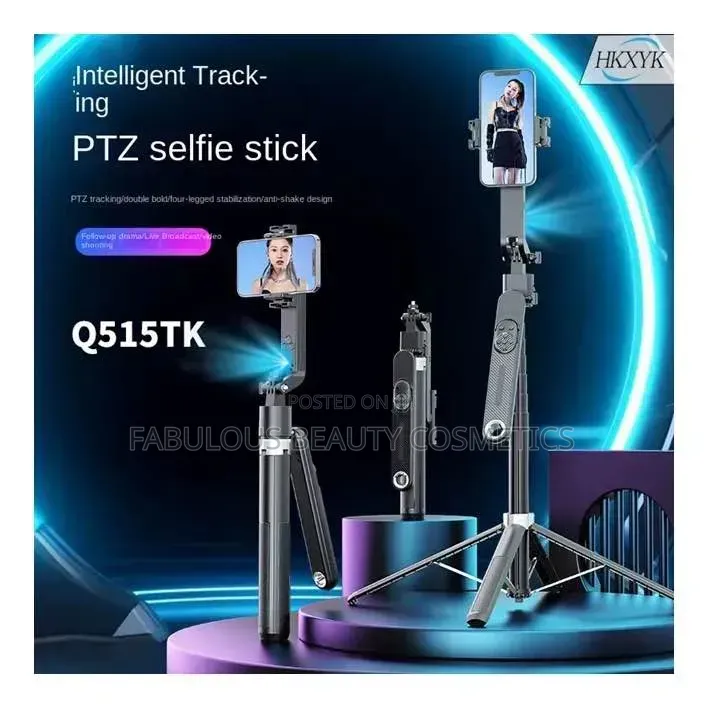 Q515TK Tracking Gimbal Selfie Stick Automatic Face Tracking 360-Degree