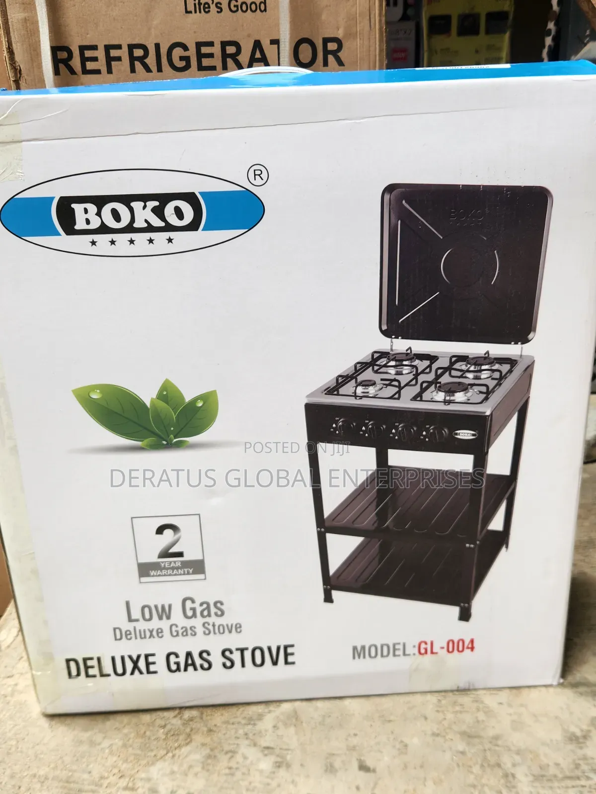 Original BOKO GL-004 Deluxe Gas Cooker
