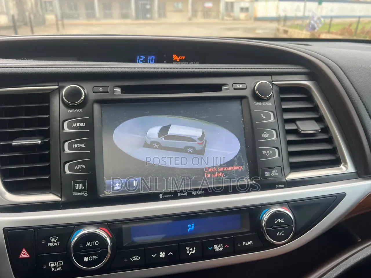 Toyota Highlander Limited Platinum 4x4 V6 (3.5L 6cyl 8A) 2018 White