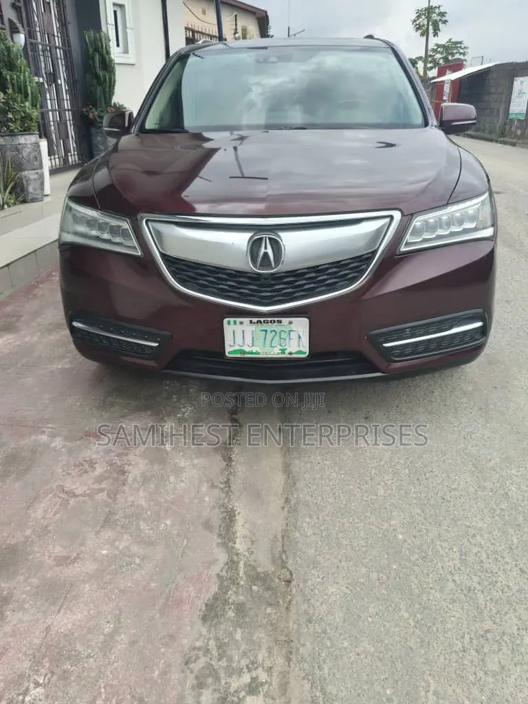 Acura MDX 2016 Maroon