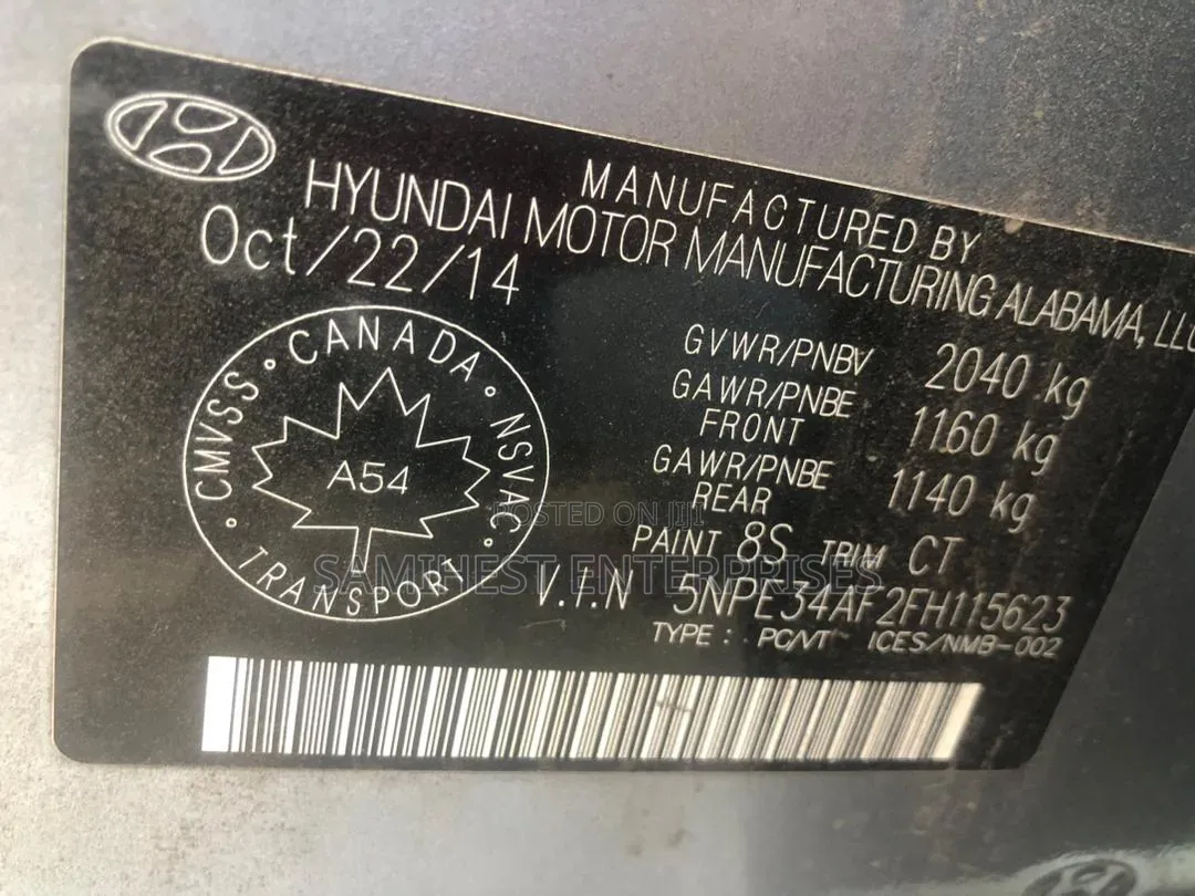 Hyundai Sonata 2015 Gray
