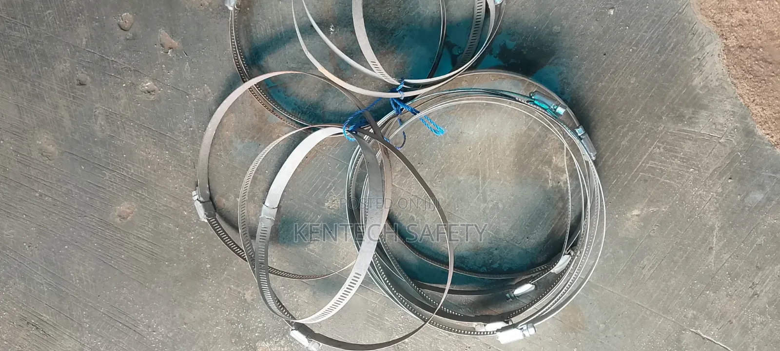 5 8/4 to 7inch Industrial Clip for Hoses Galvanize