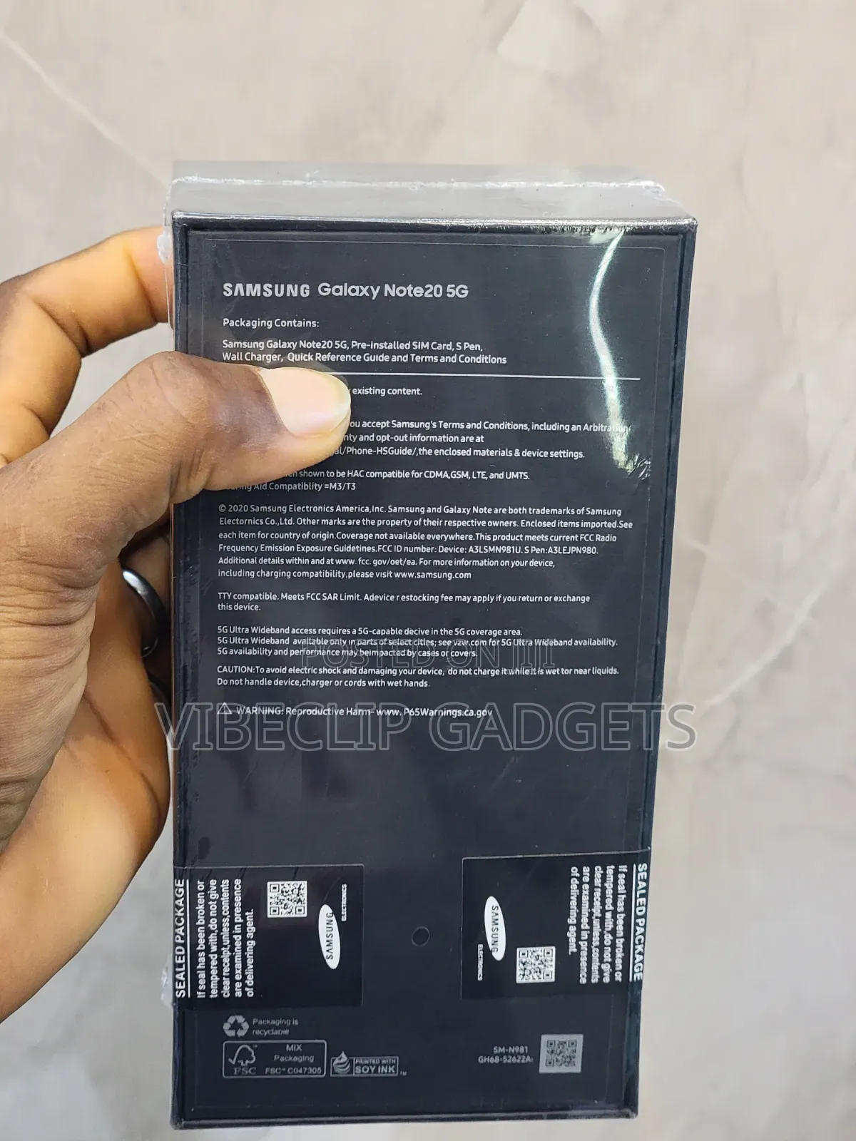 New Samsung Galaxy Note 20 5G 256 GB Black