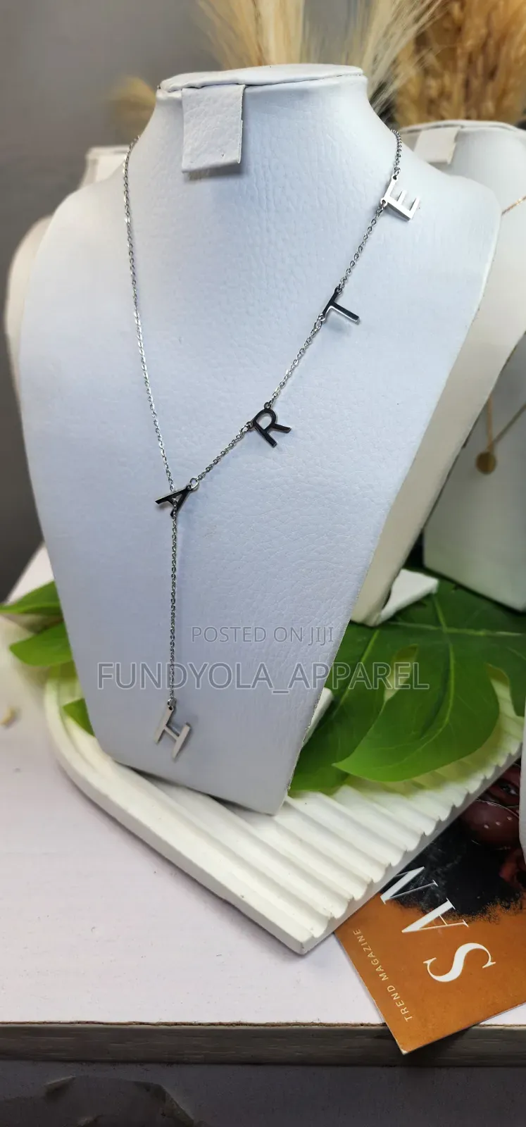 Cascade Initial Drop Necklace