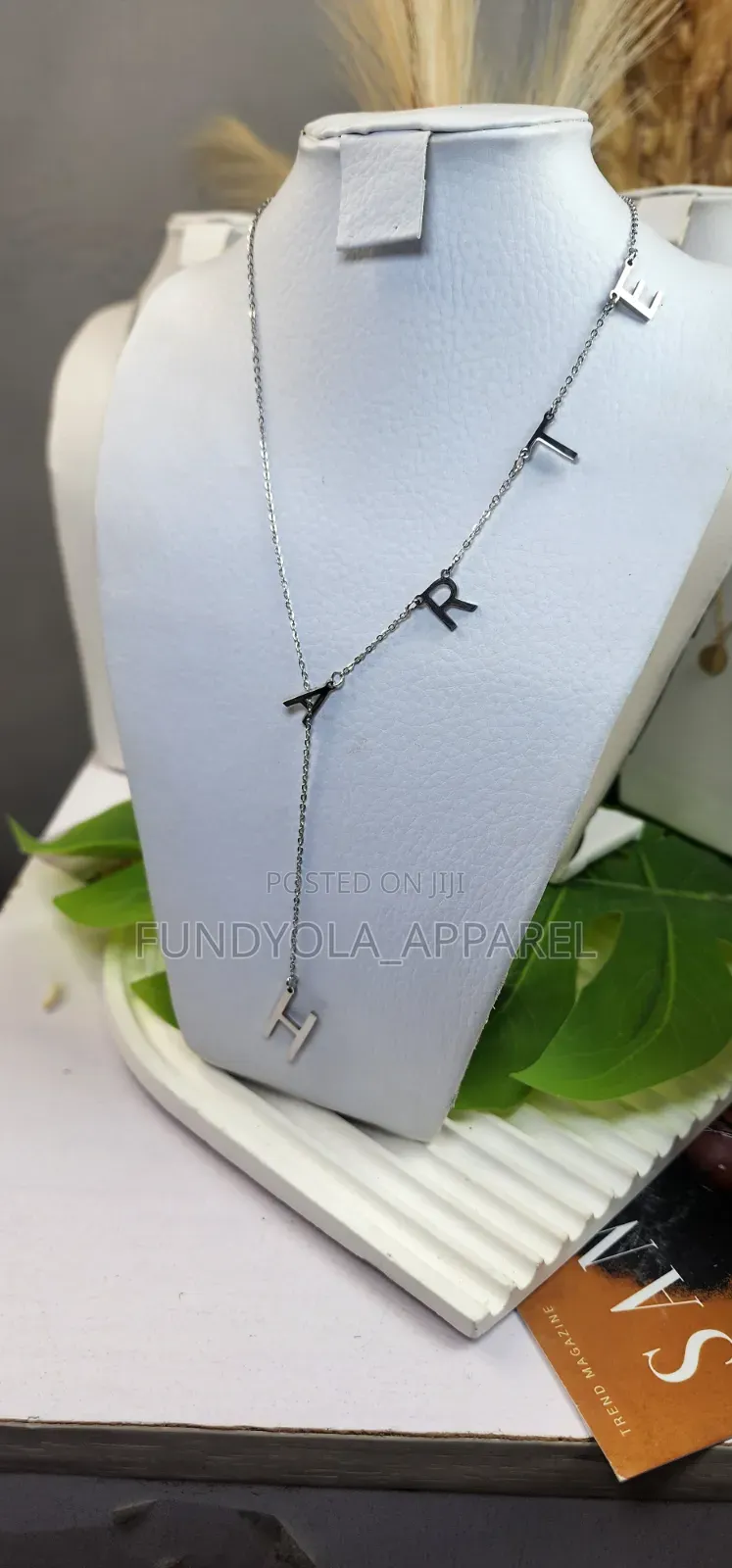 Cascade Initial Drop Necklace