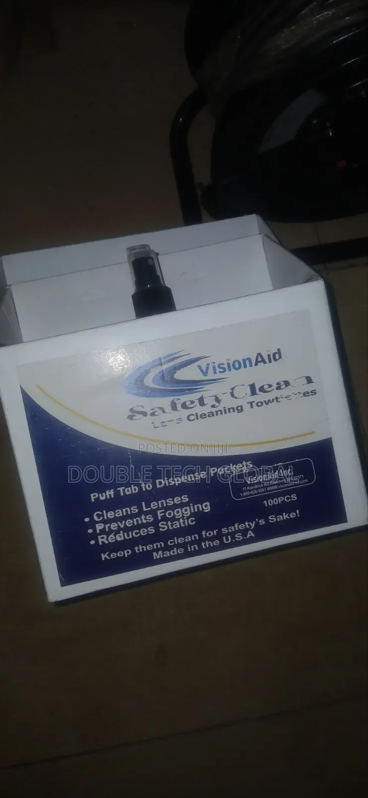 VisionAid Safety Clean Lens Cleaning Towettes