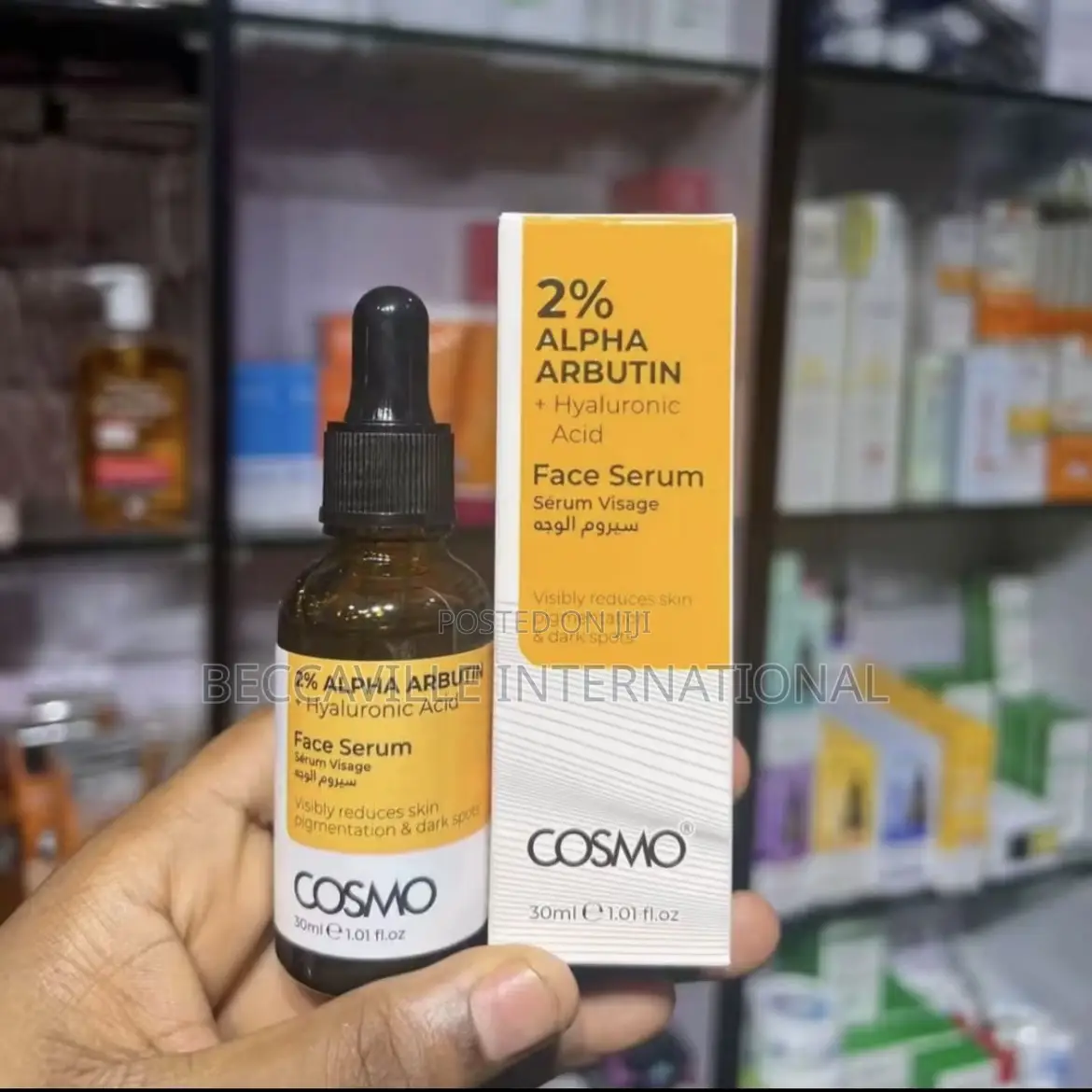 Cosmo 2% Alpha Arbutin+Hyaluronic Face Serum