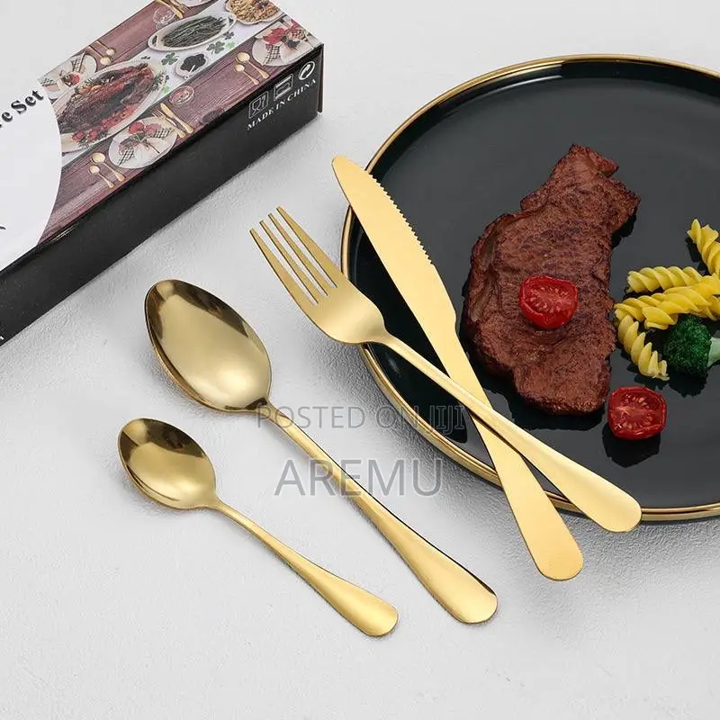 Cutlery Gold Spoon