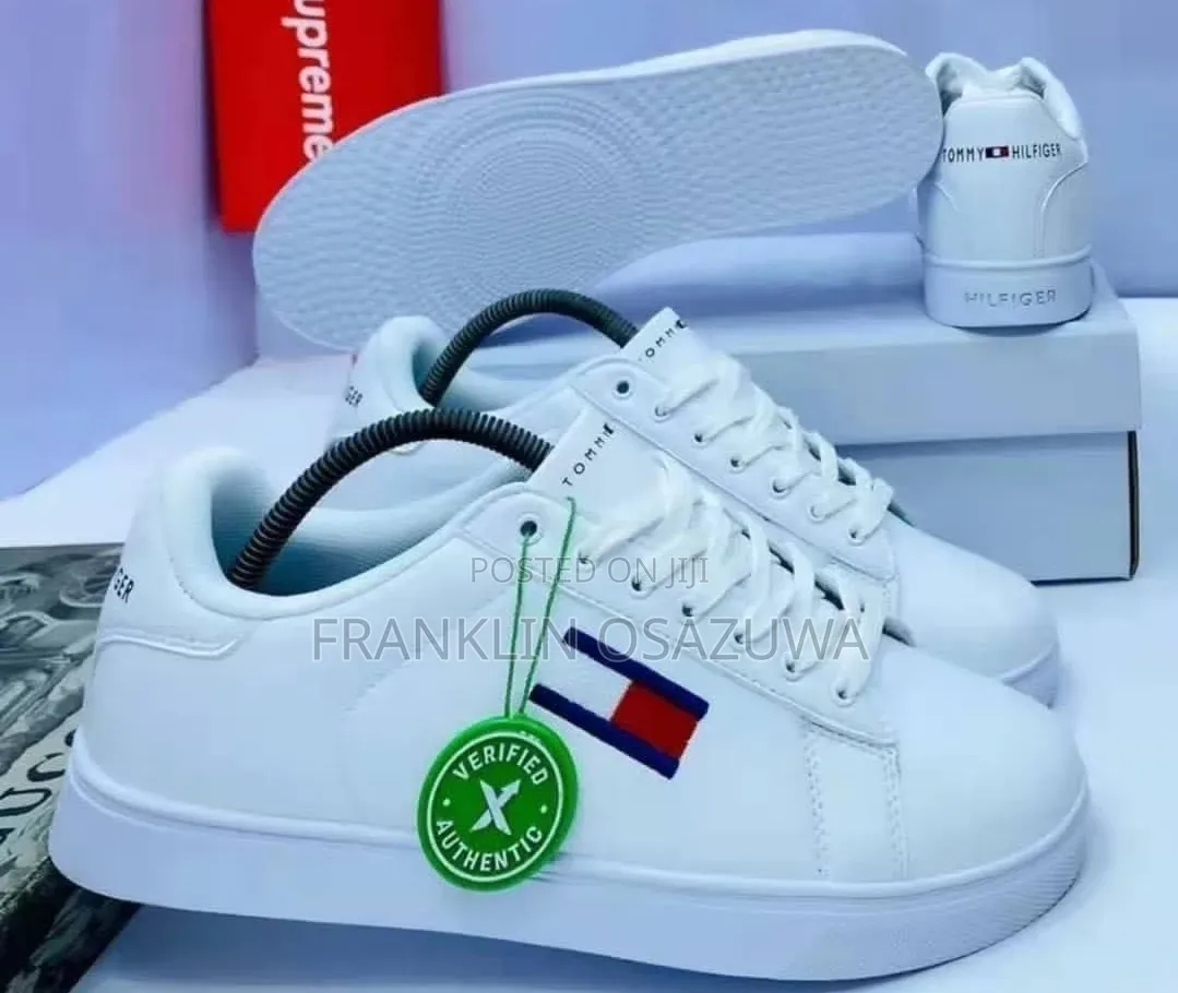 Tommy Hilfiger White Casual Sneakers for Men