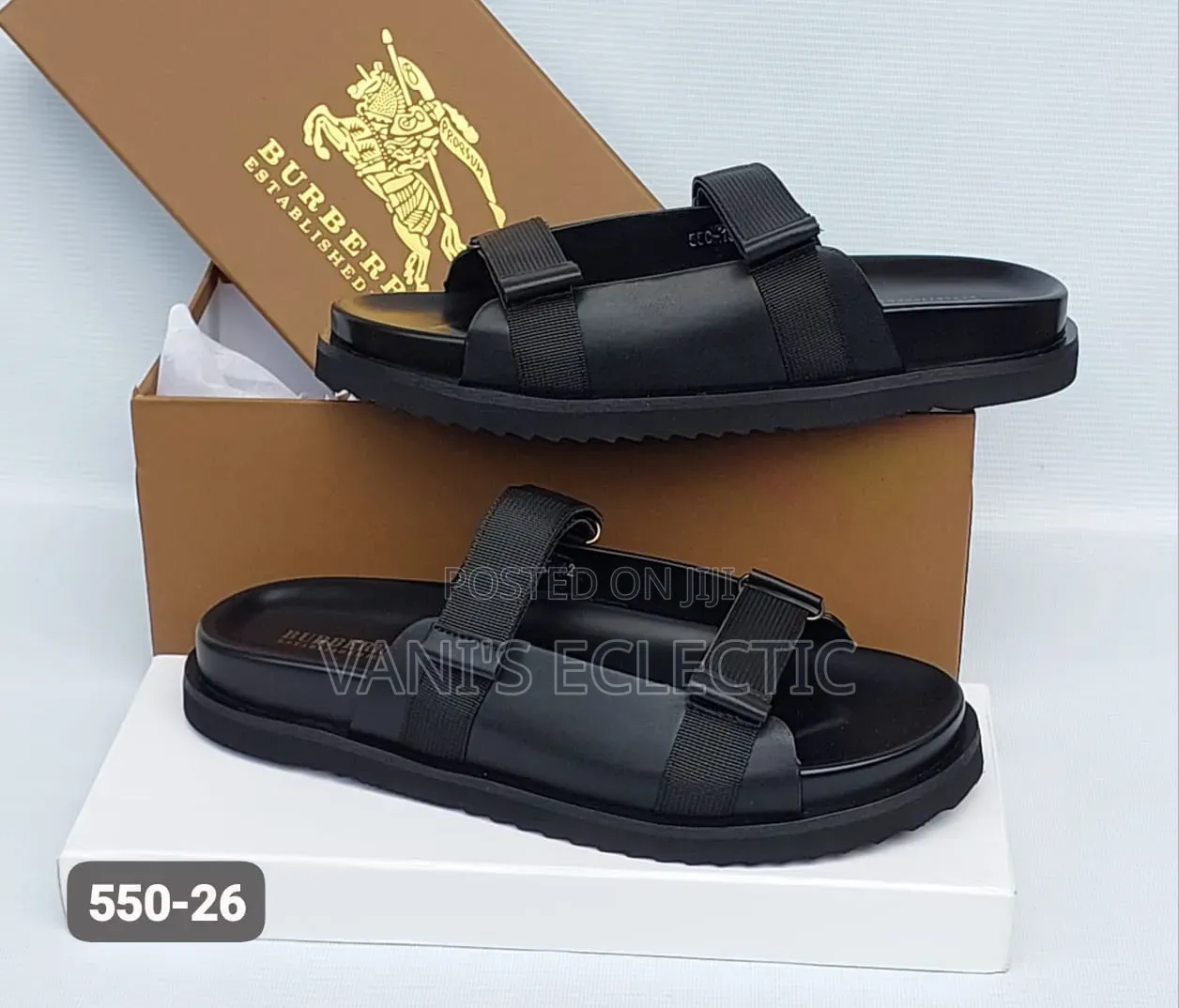Burberry Leather Palm Slippers