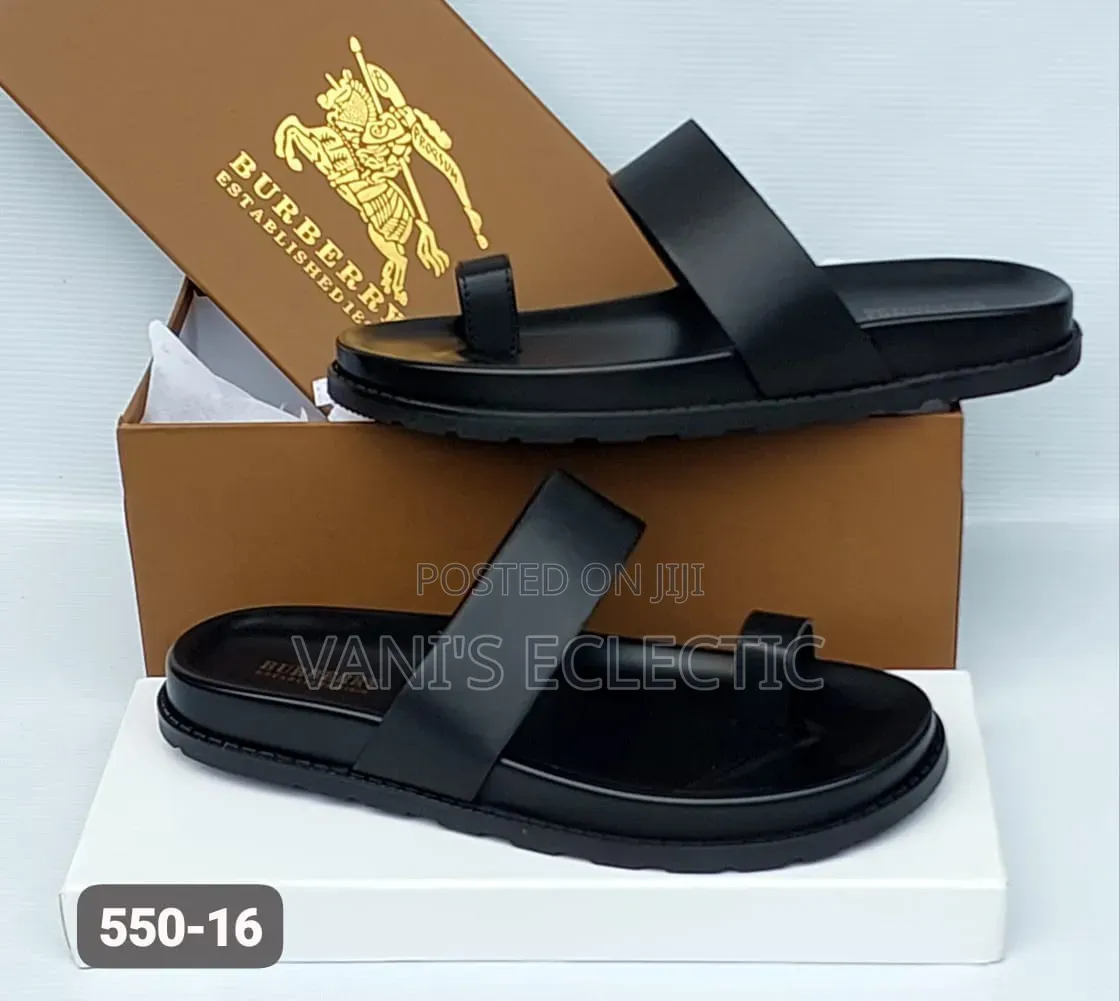 Burberry Leather Palm Slippers