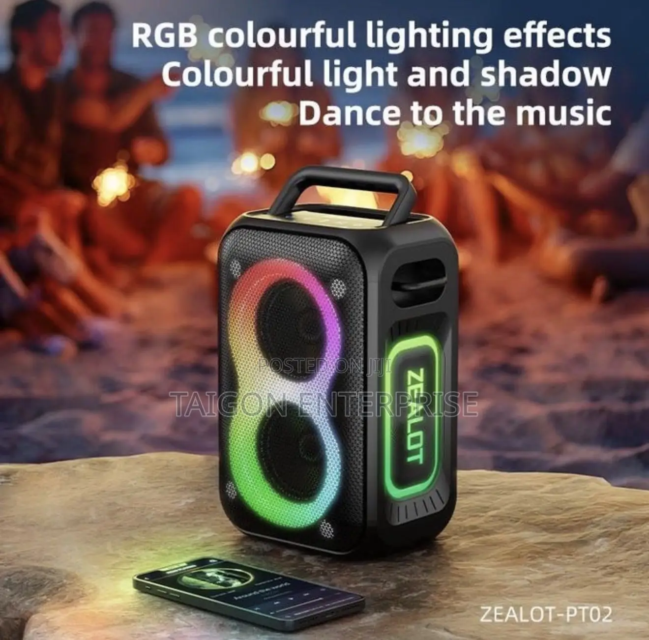 Zealot PT02 Wireless Party Bass Speaker