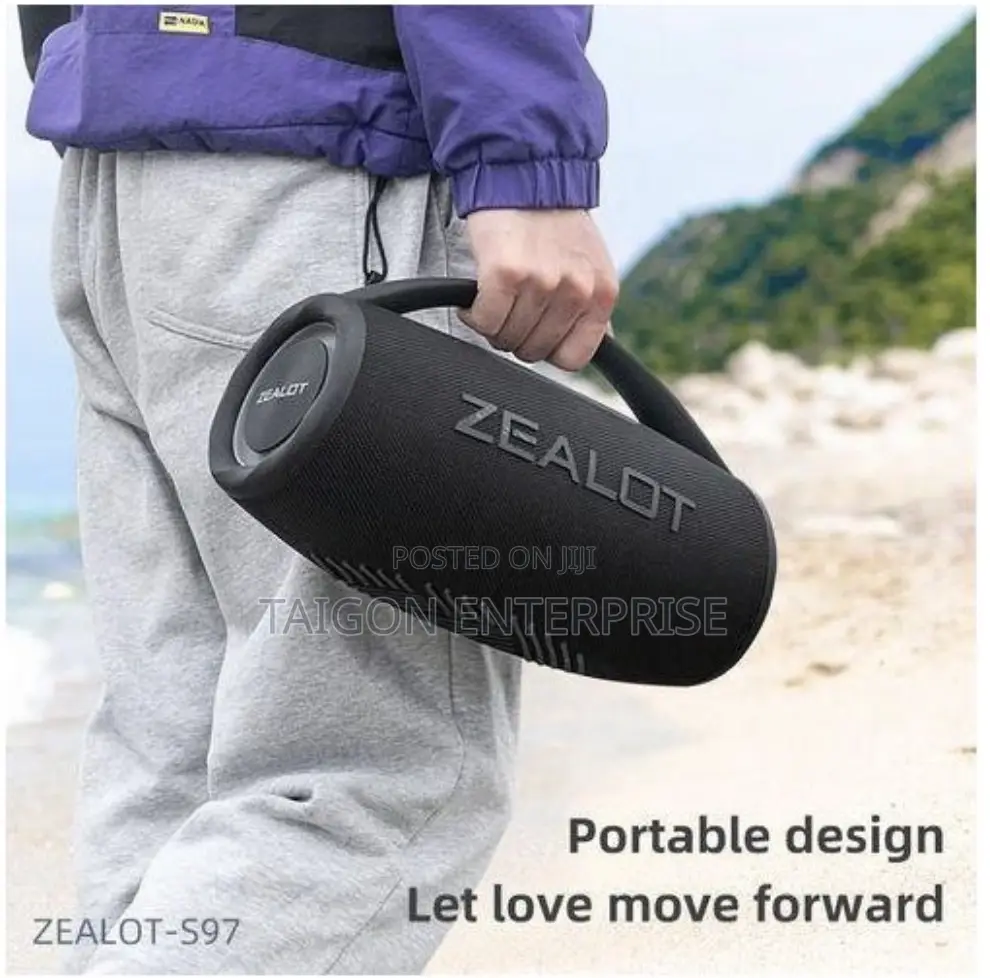Zealot S97 80W Super Bass Bluetooth Speaker With 16,000mAh Battery