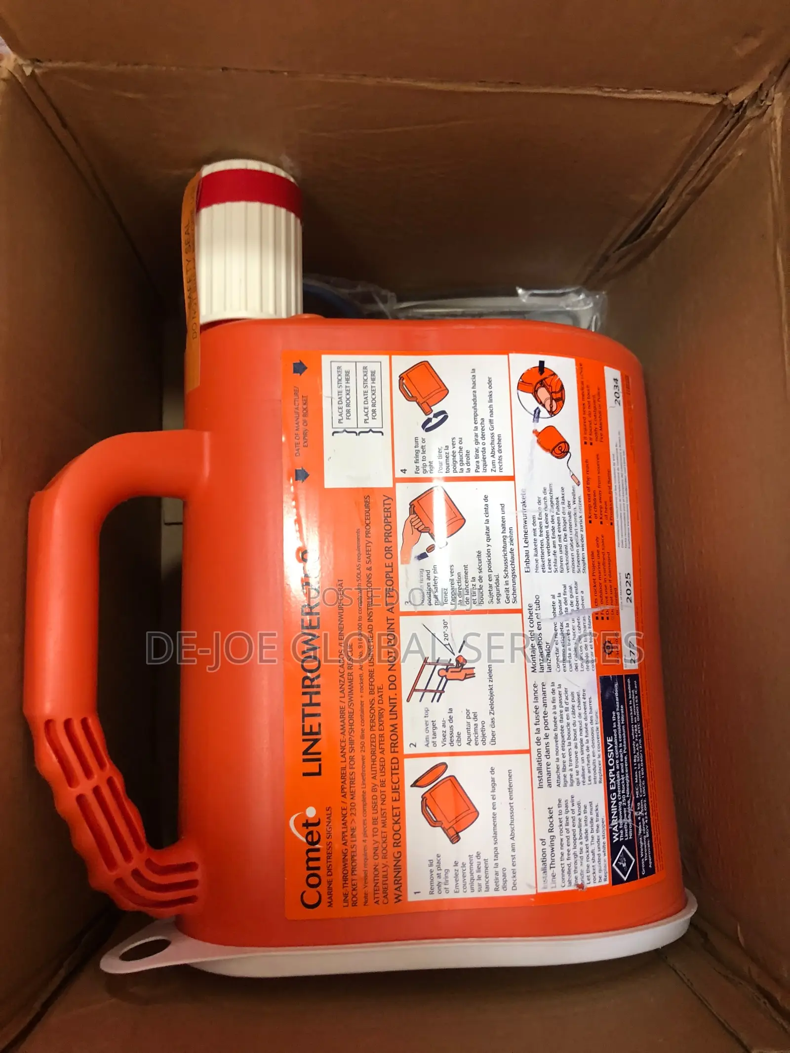 Comet Linethrower 250 Marine Line Throwing Apparatus SOLAS