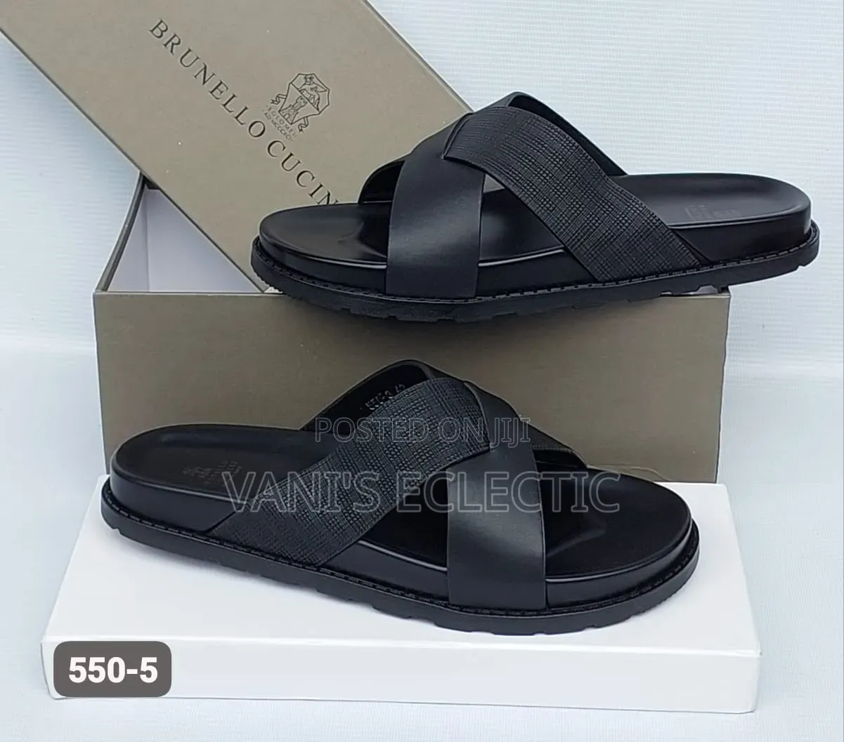 Brunello Cucinelli Leather Palm Slippers