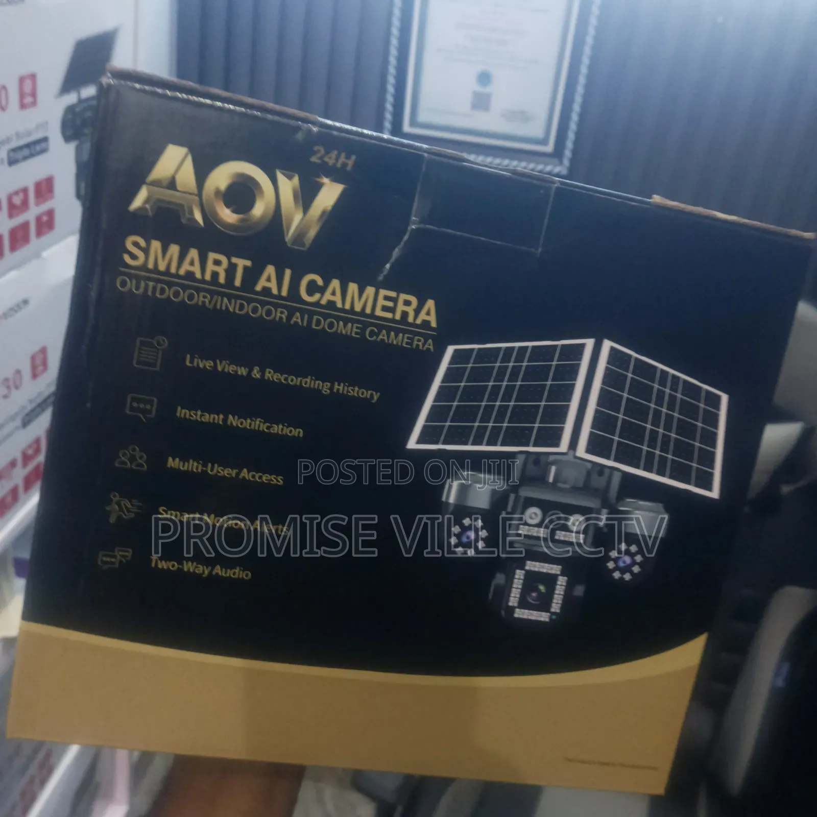 4 Lens Solar 4G CCTV