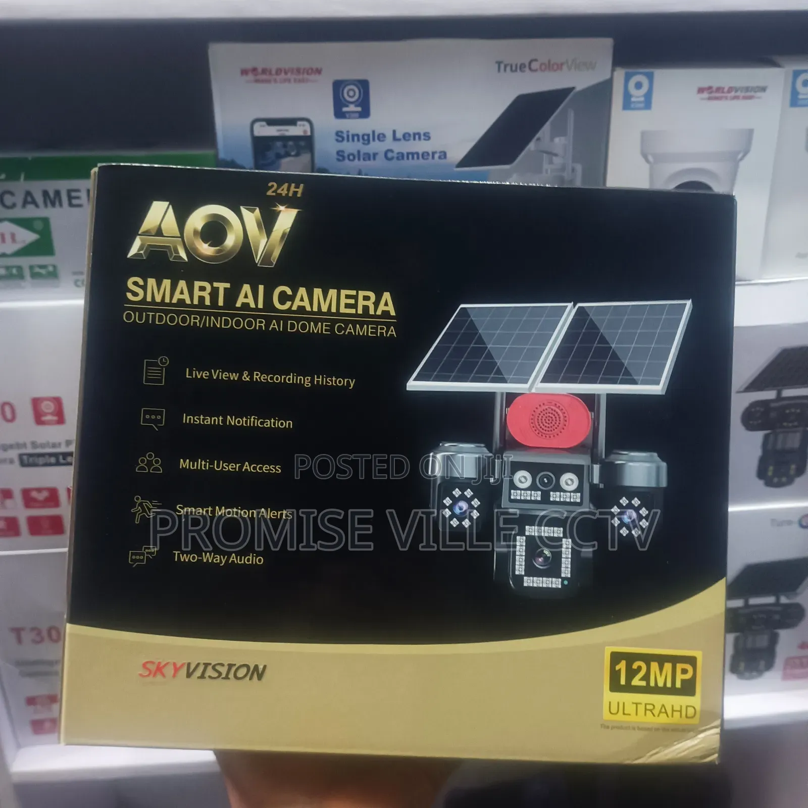 4 Lens Solar 4G CCTV