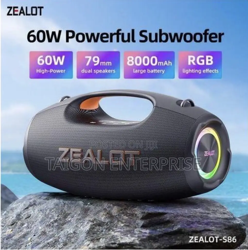 Zealot S86 60W Wireless Super Bass Bluetooth Speaker