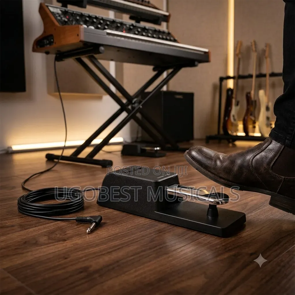 NUX NSP-10 Universal Sustain Pedal for Keyboard, Piano, MIDI Controler