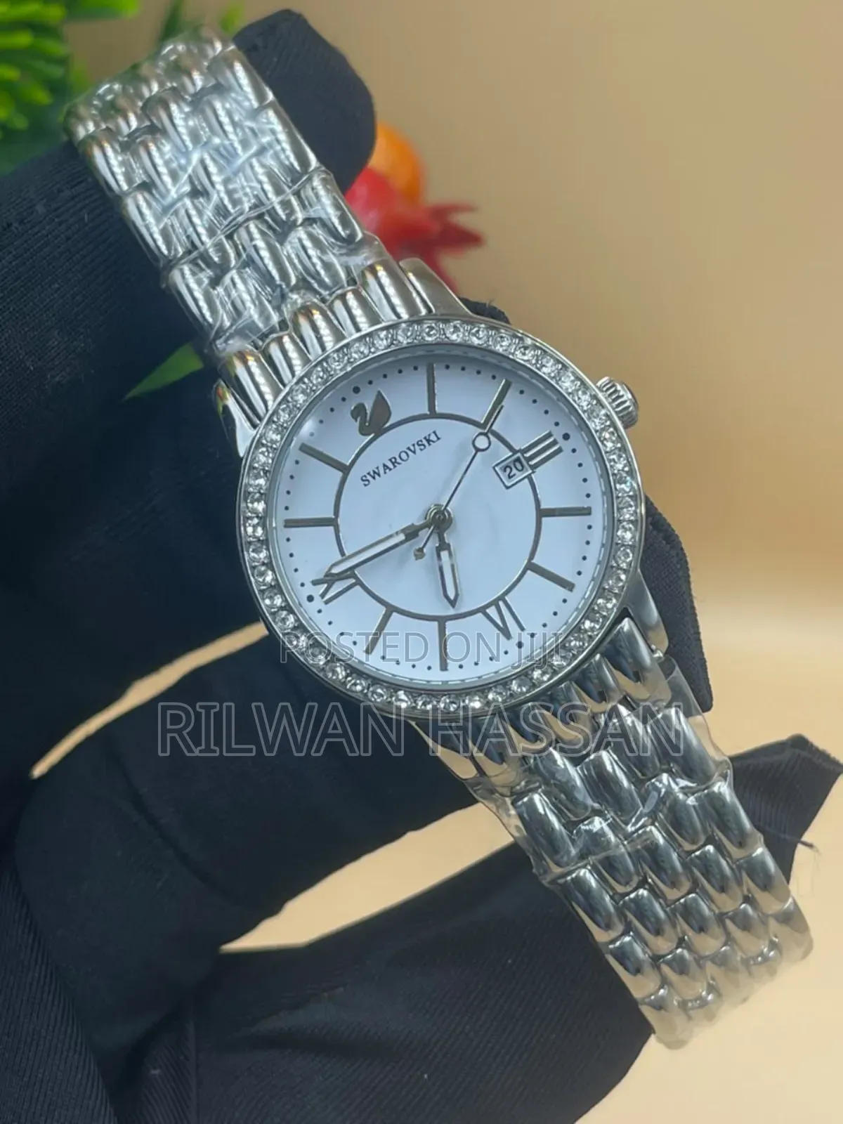Swarovski Stainless Steel Chain Wrist Watch