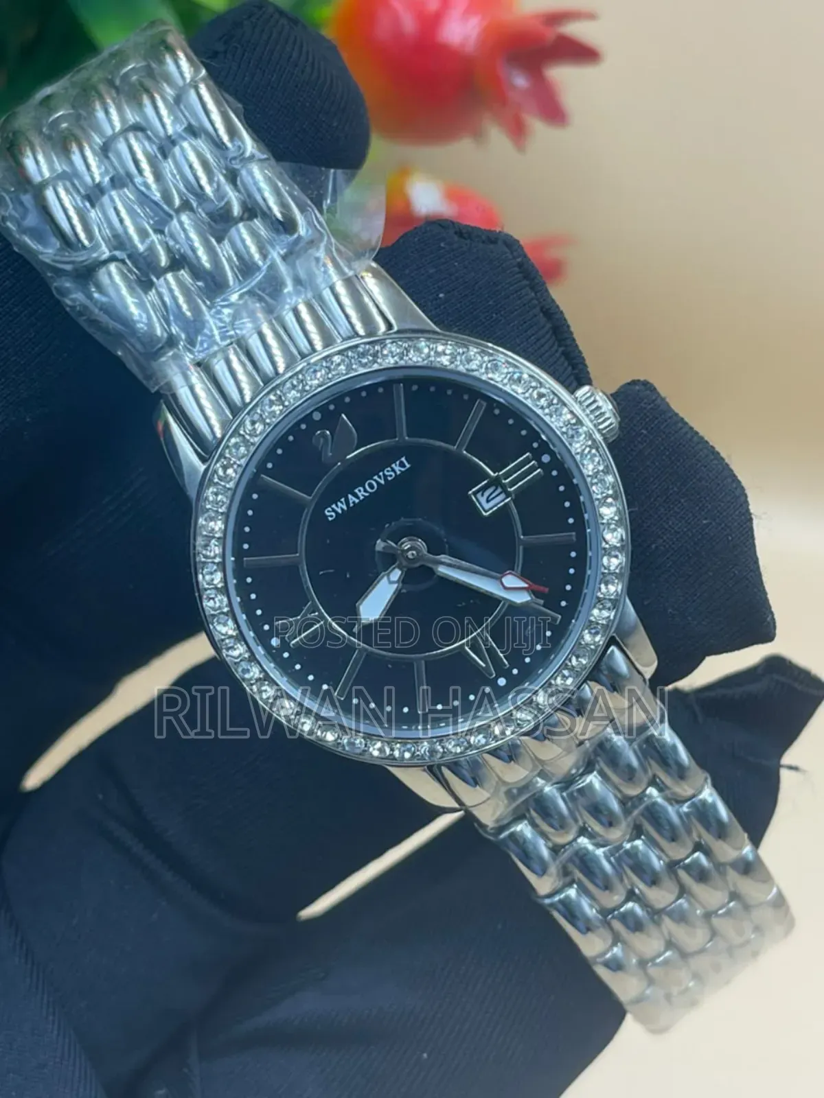 Swarovski Stainless Steel Chain Wrist Watch