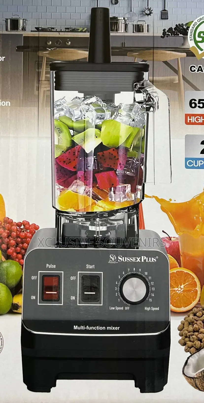 6500W Sussex Plus Powerful Blender Crusher
