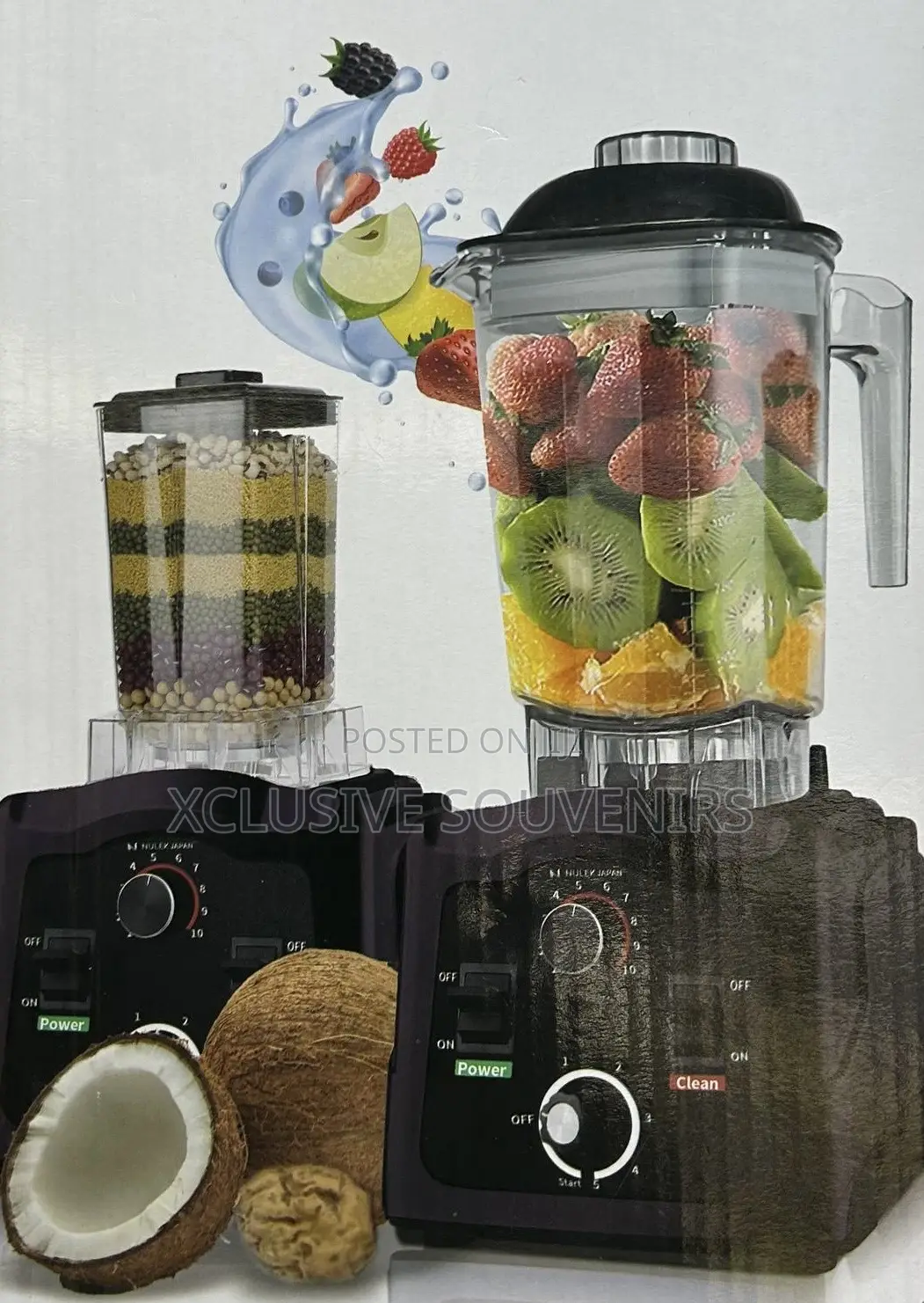 6500W Nulek Japan Super Crusher Blender With Timer (Copper Coil)