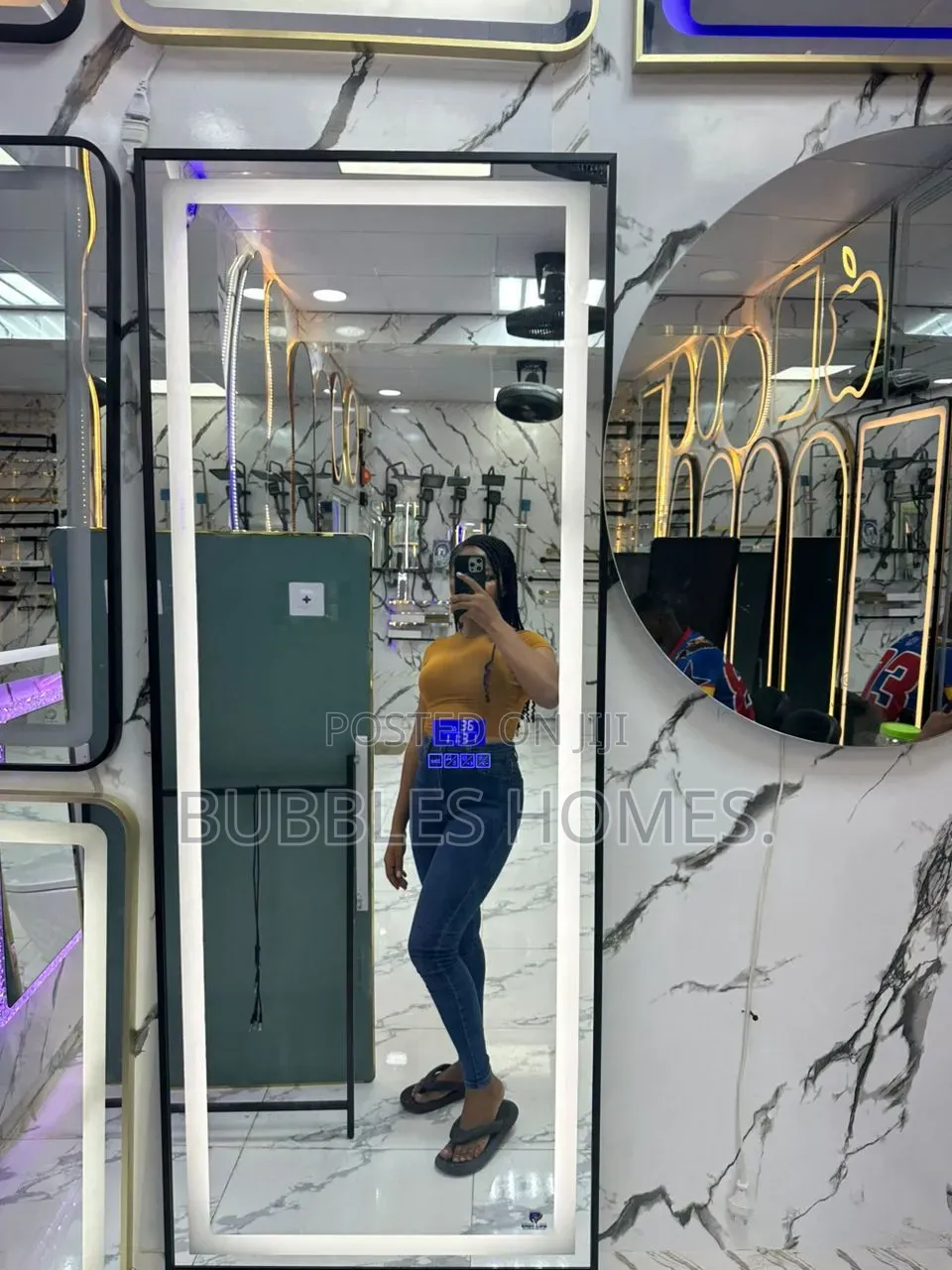Led Mirror With Bluetooth Speaker
