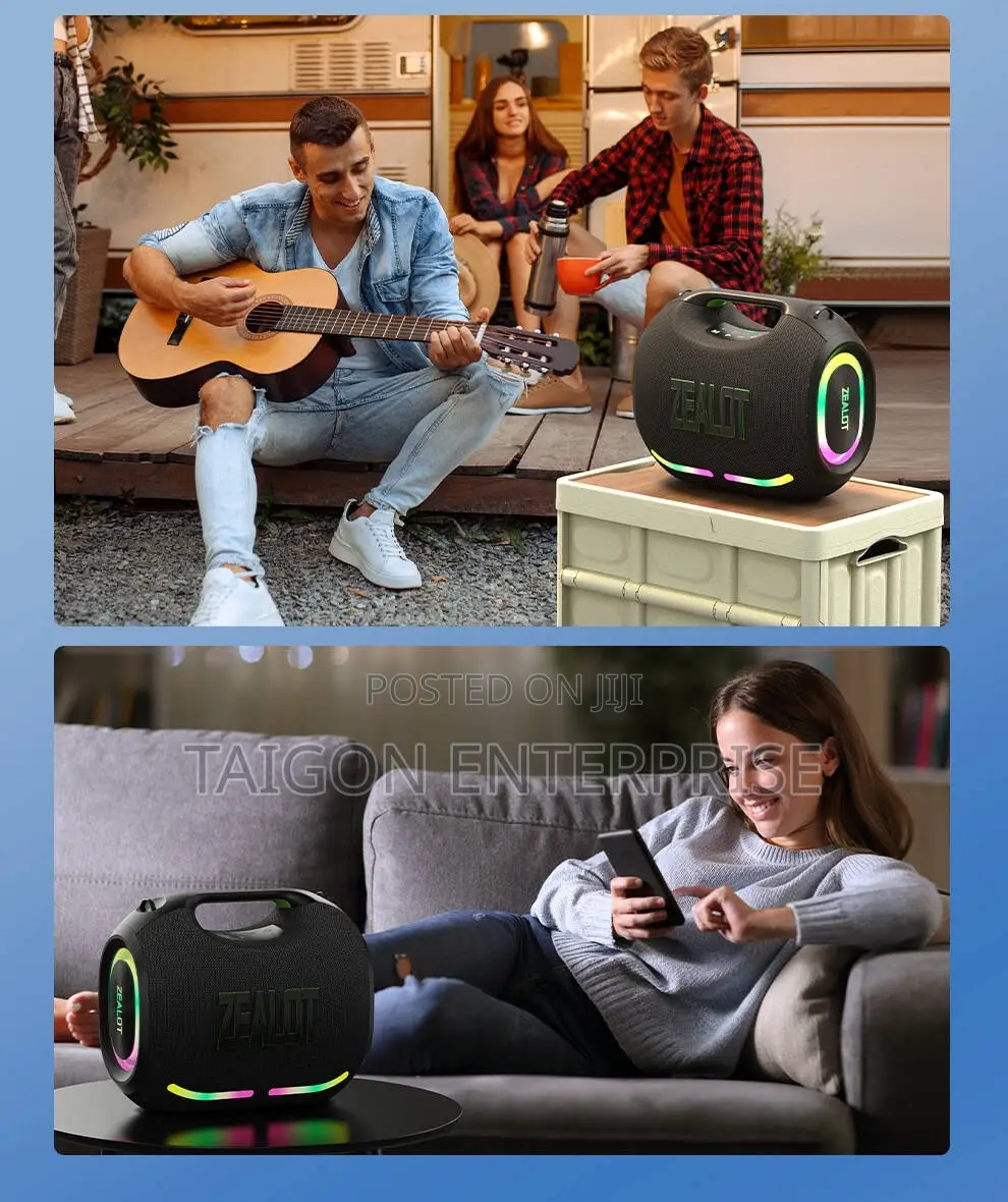 Zealot ZE01 (120W) Super Bass Wireless Bluetooth Speaker