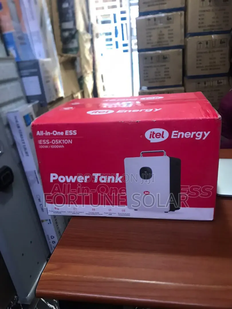 Itel Power Tank All in One Solar Gen. 1kwh / 5w 12v Digital Display