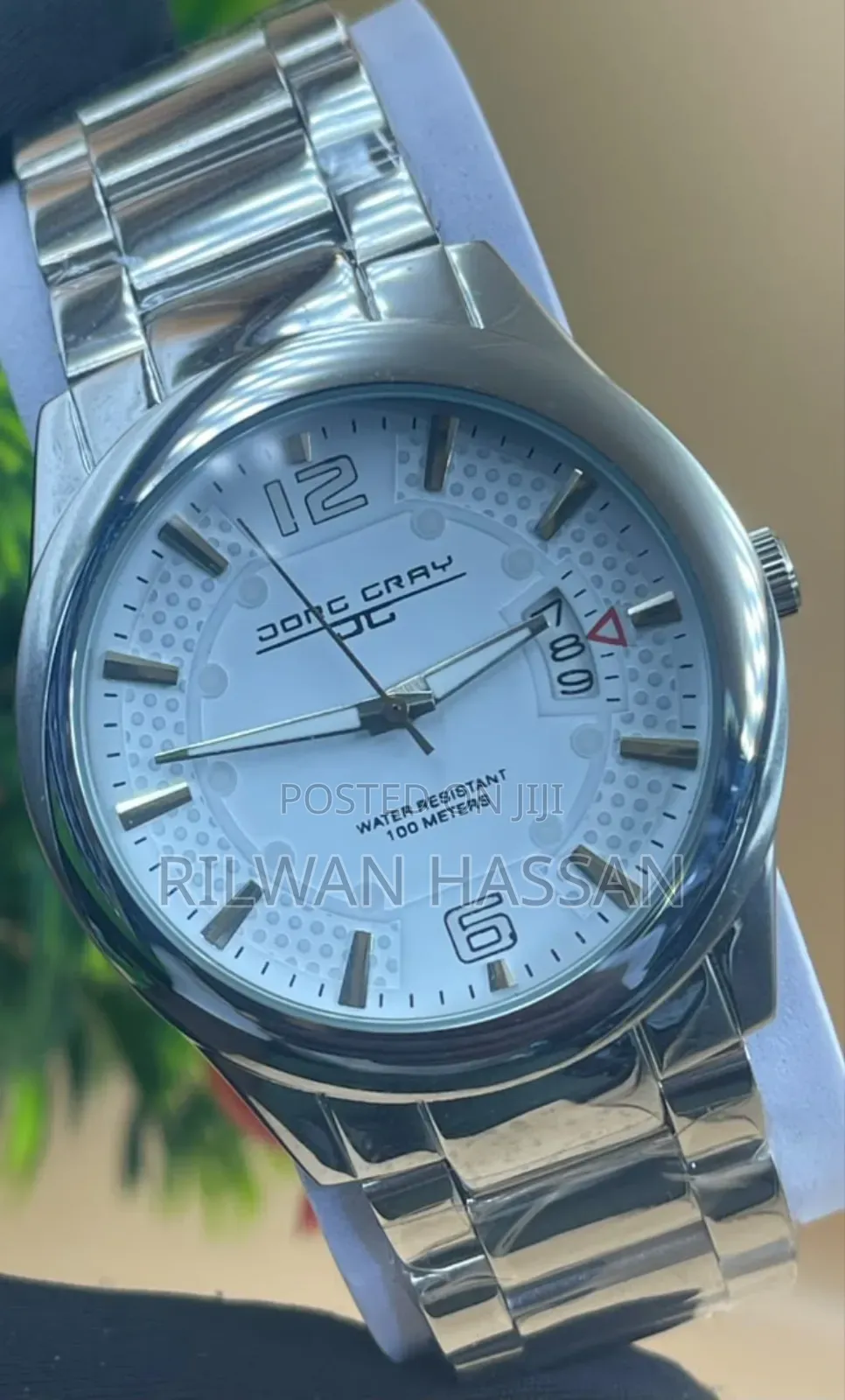 Jorc Cray Stainless Steel Wrist Watch