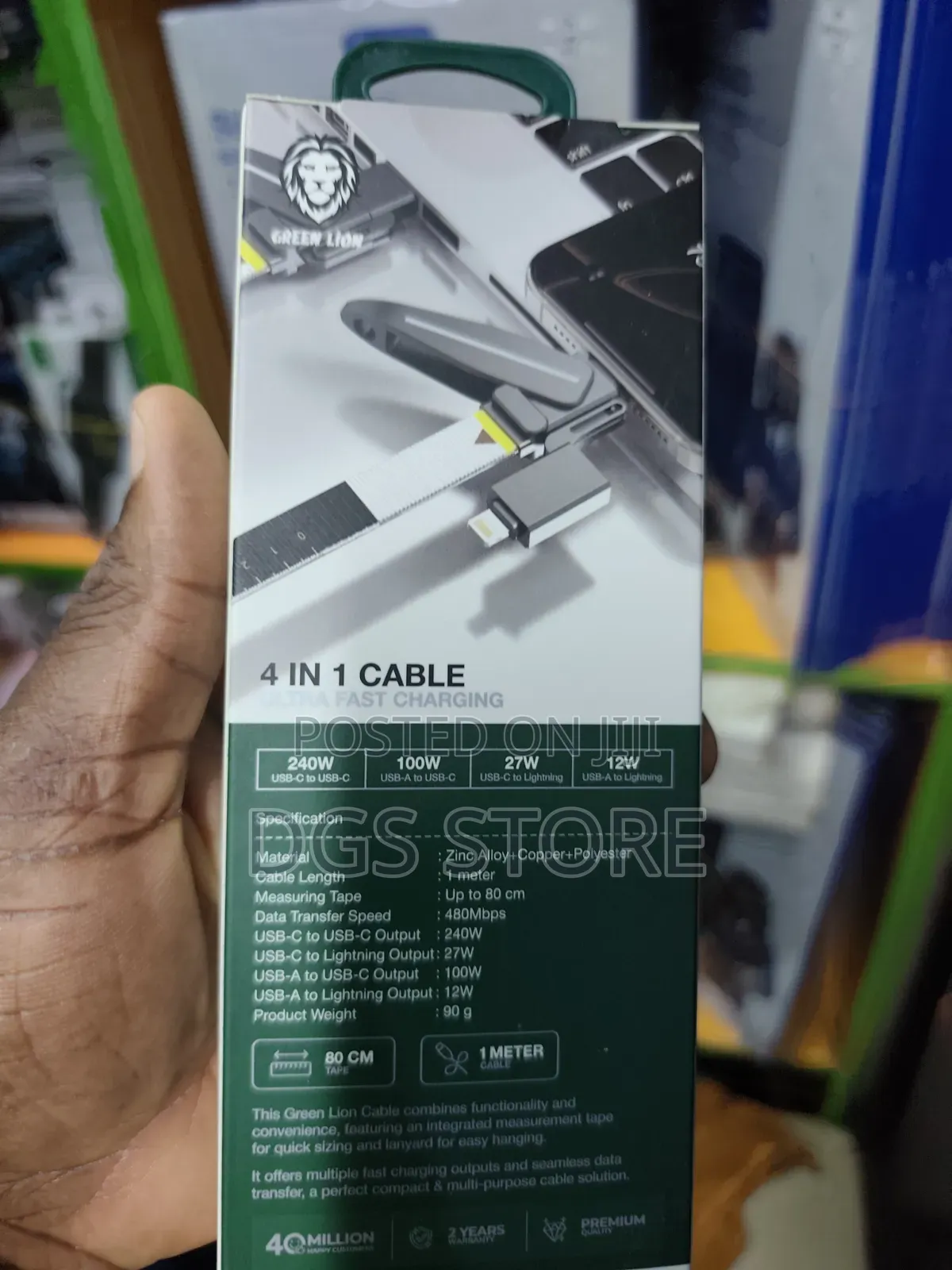Green Lion 4in1 Cable 240w