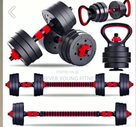 Plastic Adjustable Dumbbell With Kettlebell 40kg