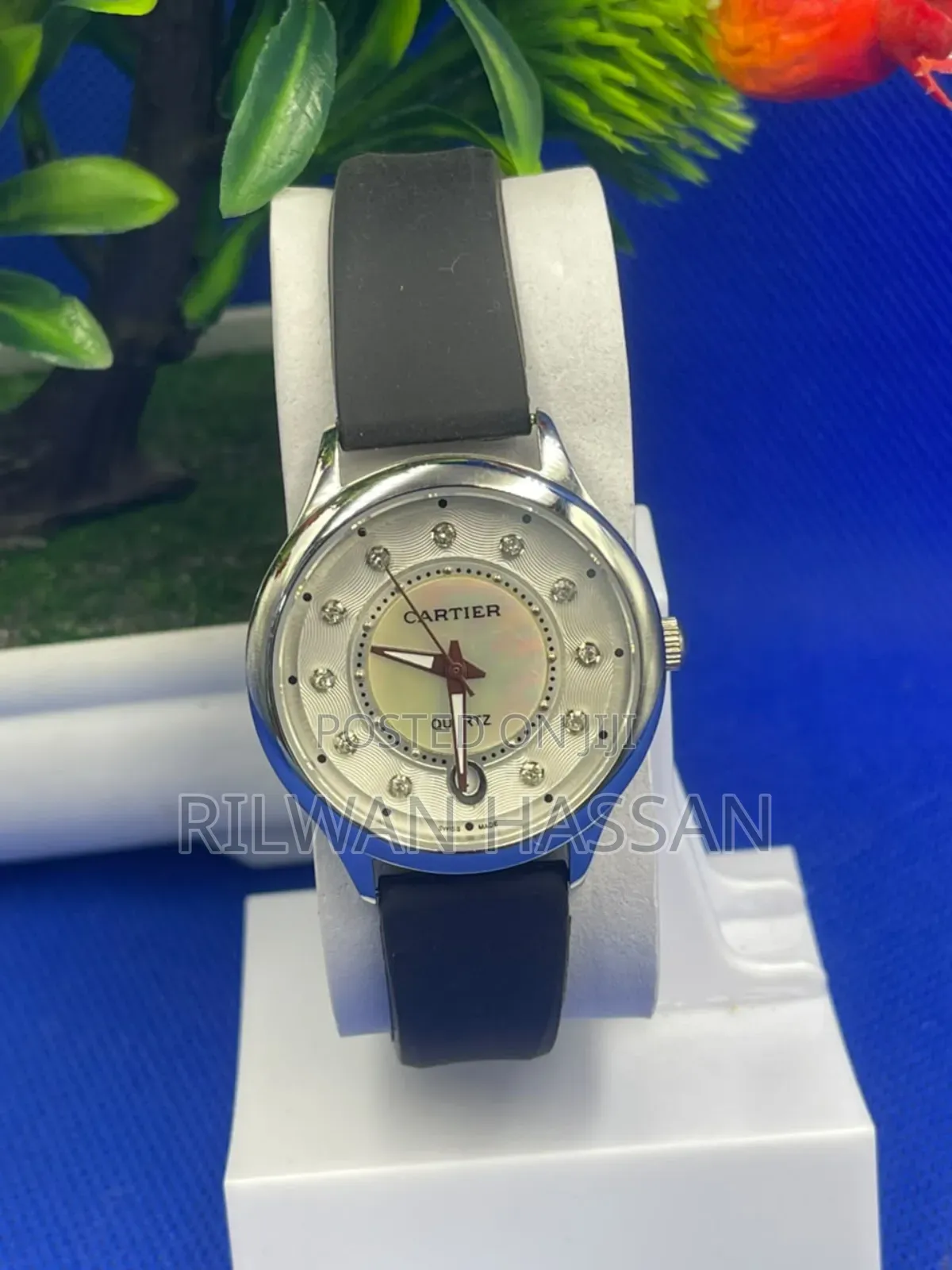 Cartier Female Rubber Strap Wrist Watch