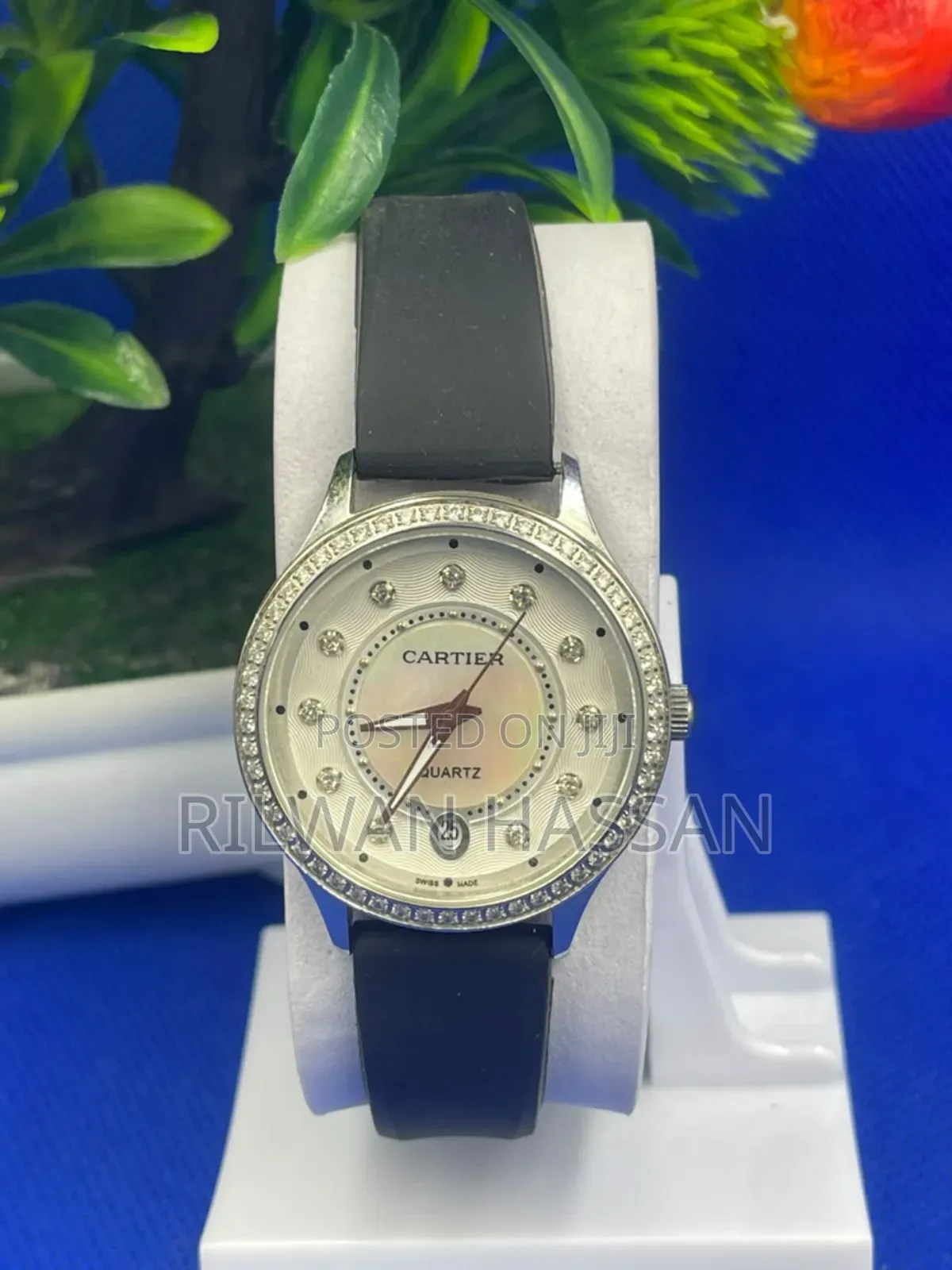 Cartier Female Rubber Strap Wrist Watch