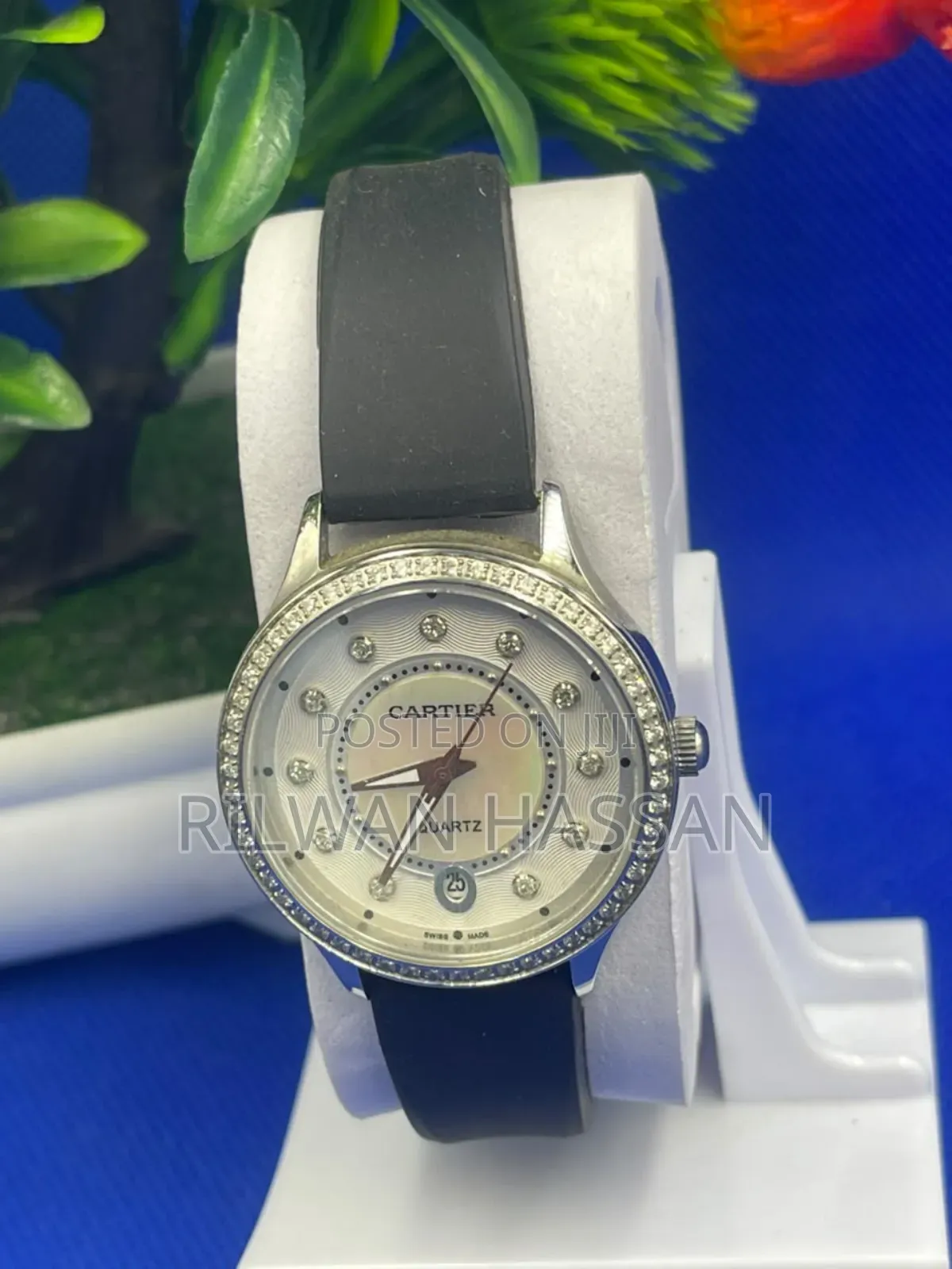 Cartier Female Rubber Strap Wrist Watch