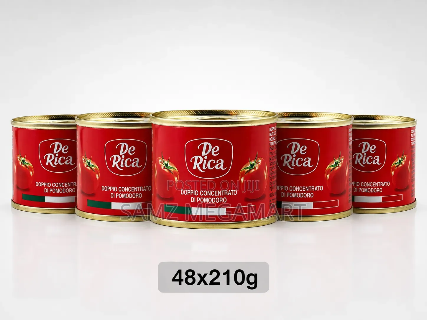 De Rica Double Concentrated Tomato Paste 48x210g