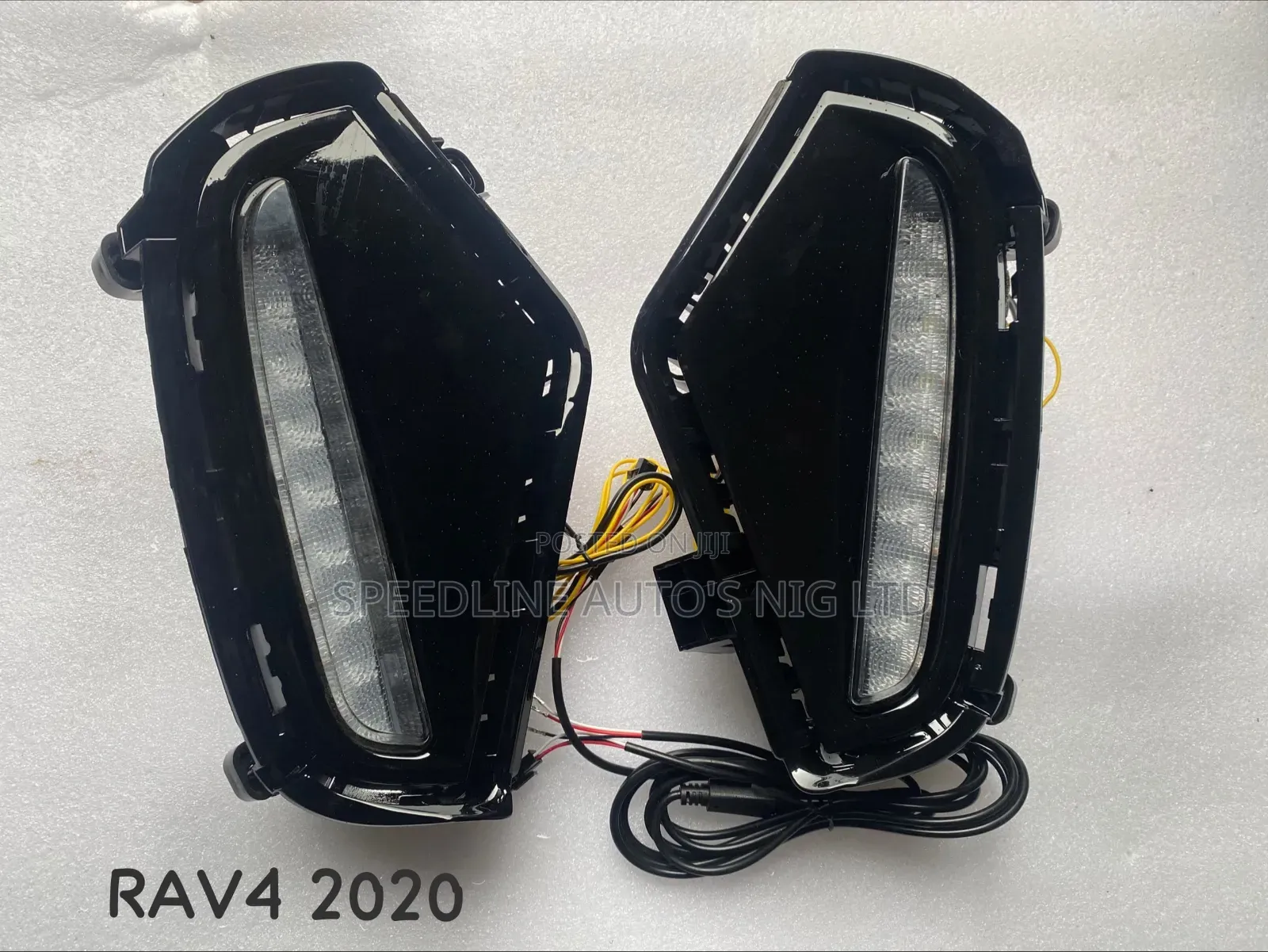Upgrade Fog Light Chrome Cover Toyota Rav4 to 2020/2022 Model