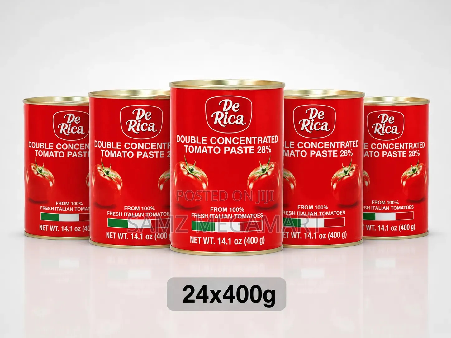 De Rica Double Concentrated Tomato Paste 24x400g