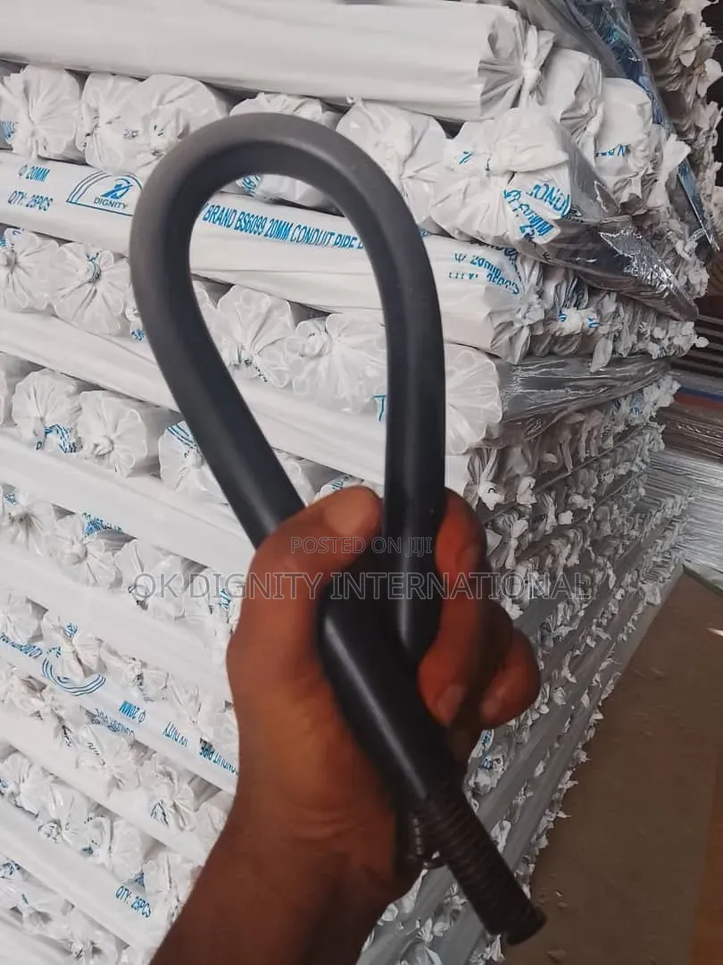 20mm Black Flexible Conduit Pipe – Heavy Duty Electrical PVC Conduit