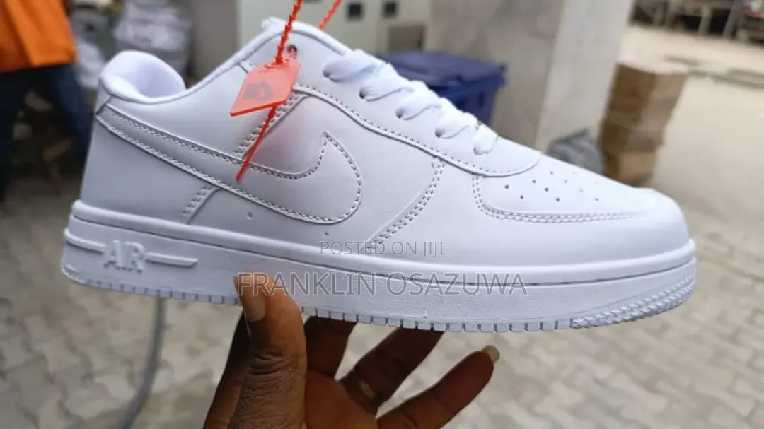 Nike Air Force 1 Low Triple White Sneakers – Unisex