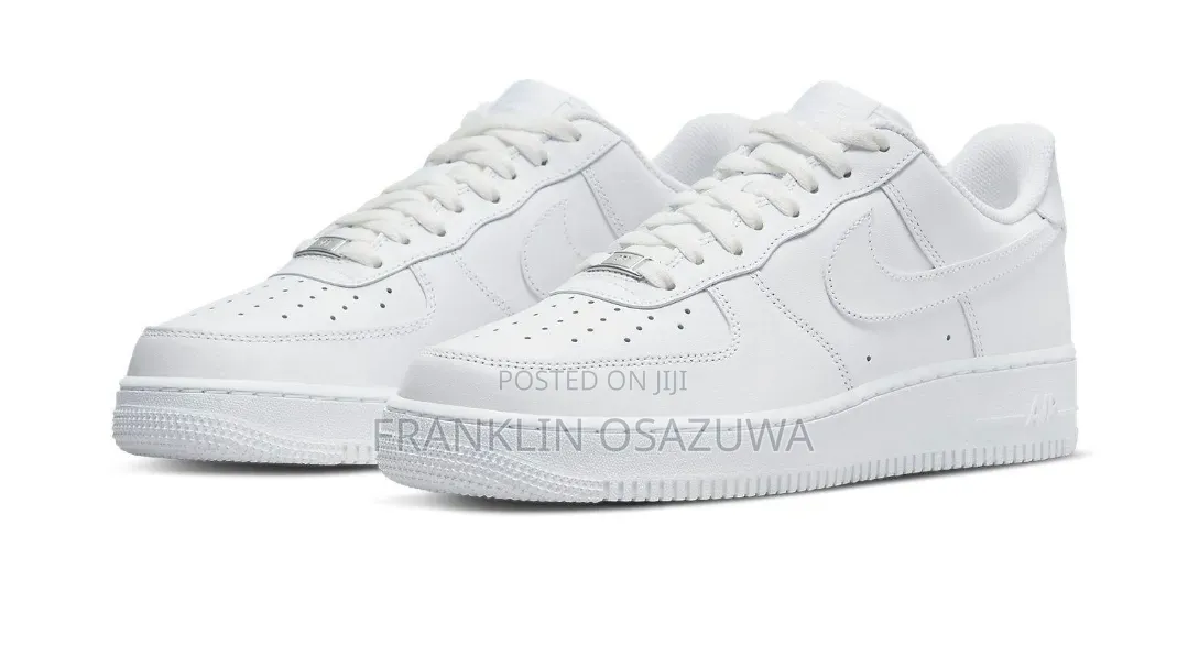 Nike Air Force 1 Low Triple White Sneakers – Unisex