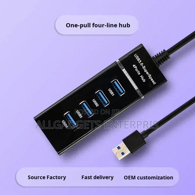 USB Hub 3.O 4port for Charging 