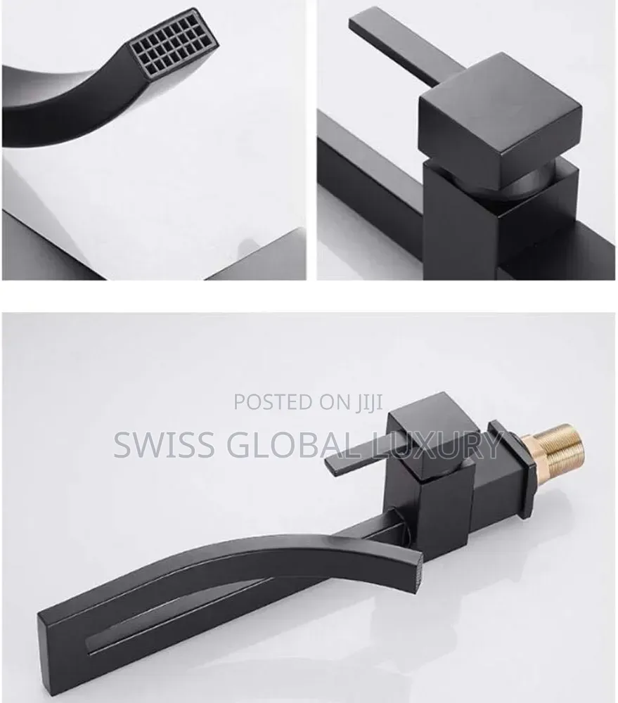 Quality Standard Basin Mixer Tap, Available in Black and Chrome