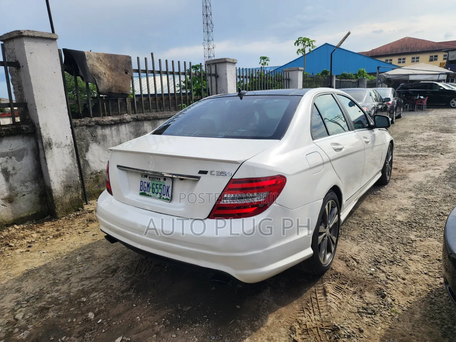 Mercedes-Benz C350 2008 Red