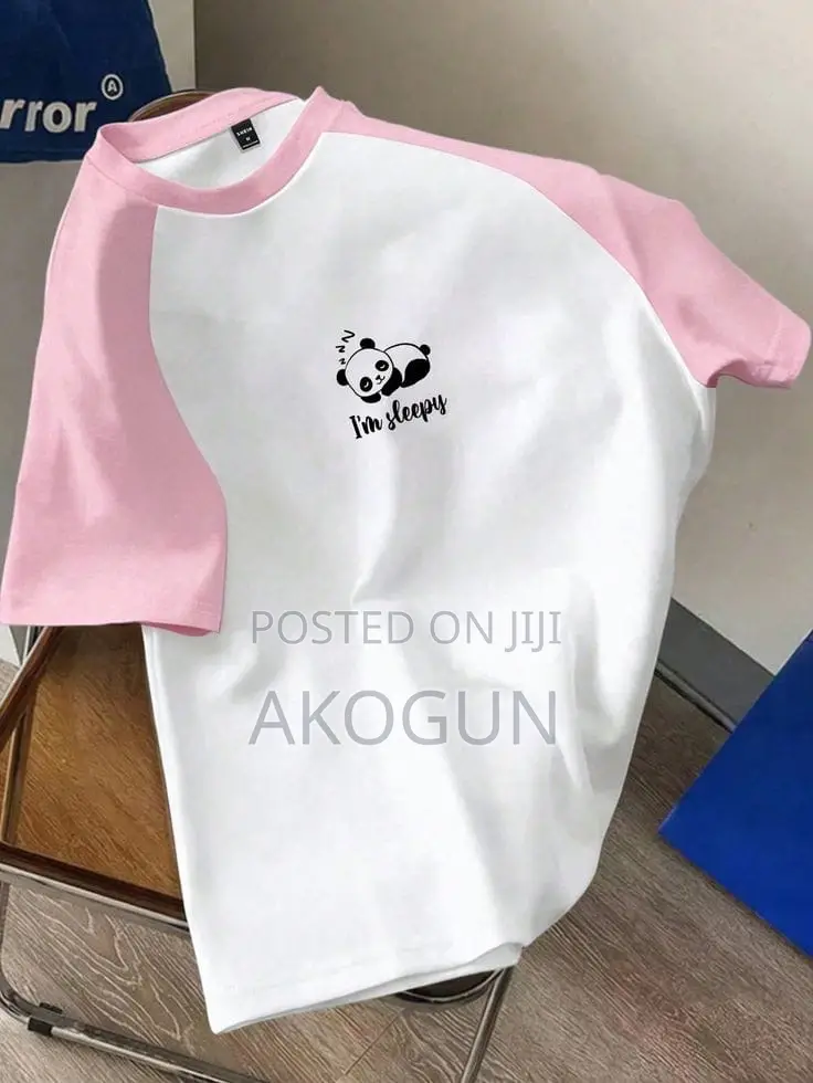 Cute Panda Unisex Raglan T-Shirt – Multiple Colors Casual Cotton Tee