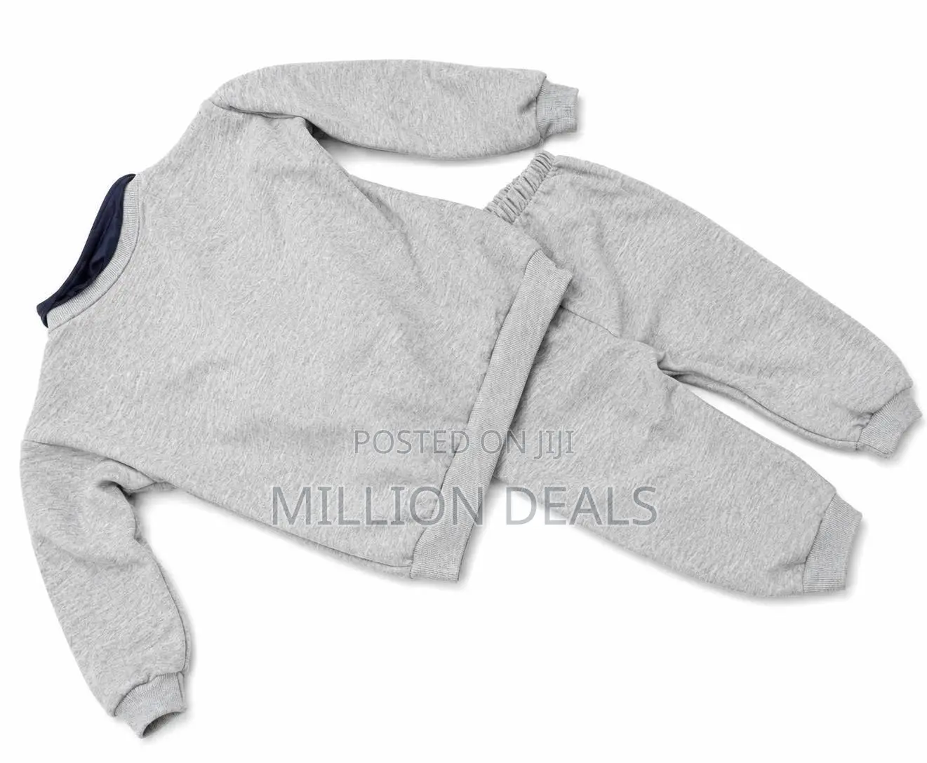 2 Pieces Girl Child Sweat Top N Pant Kids Wear Age 10yrs