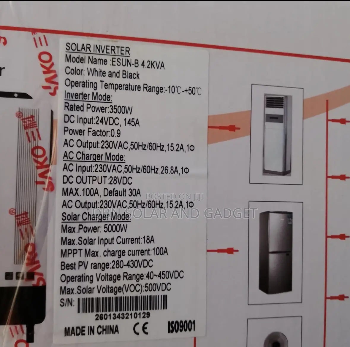 4.2kva 24v Sako Solar Hybrid Inverter Very Good Quality Product